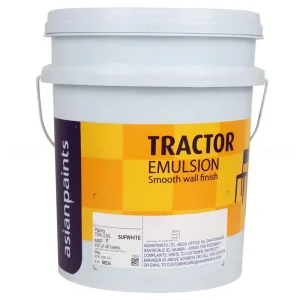 Asian Paints Tractor 20 L White Interior Emulsion - Color